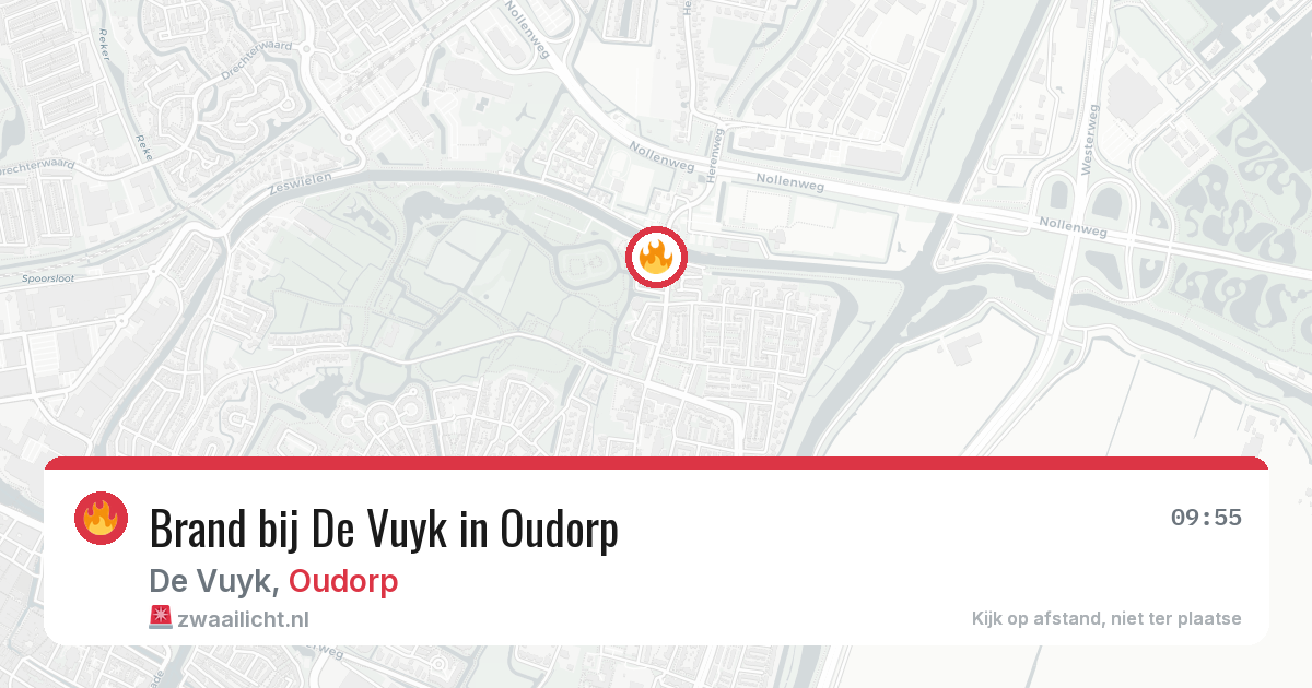Brand bij De Vuyk in Oudorp — 17 jun 2026