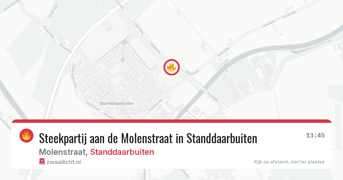 Steekpartij aan de Molenstraat in Standdaarbuiten — 27 feb 2026