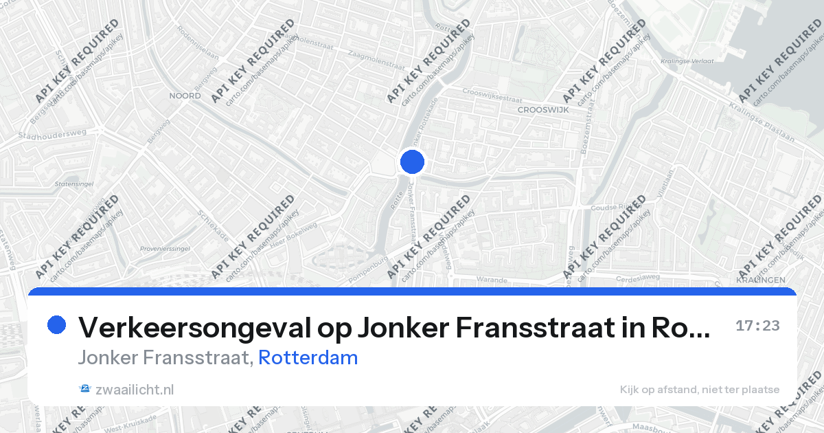 Verkeersongeval op Jonker Fransstraat in Rotterdam — 26 aug 2026