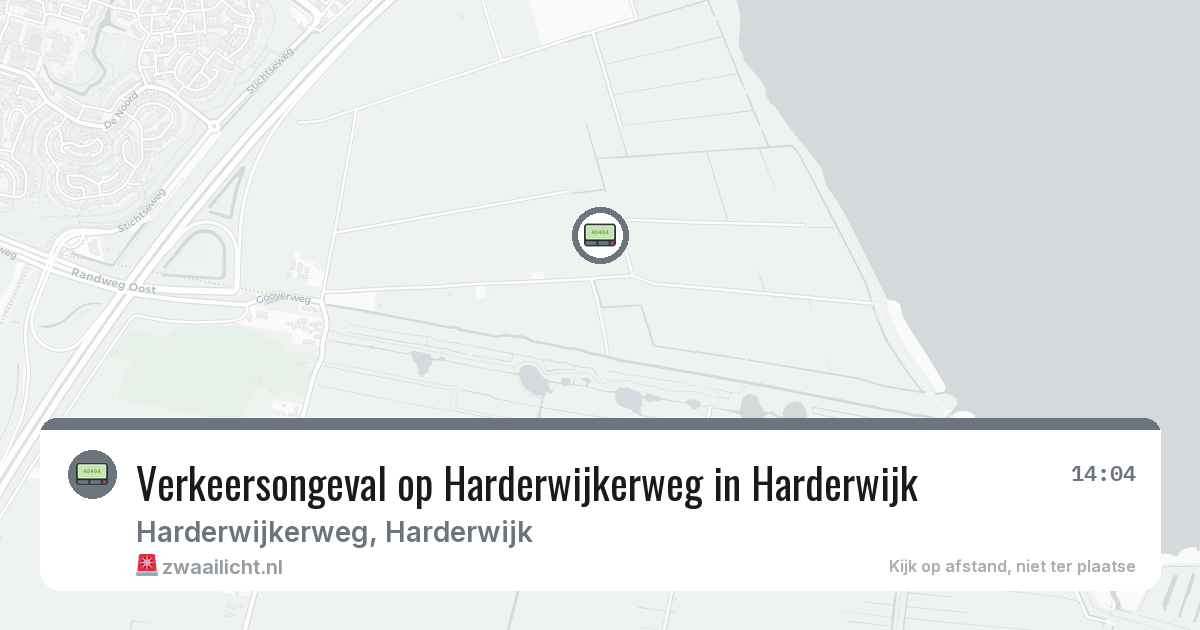 Verkeersongeval op Harderwijkerweg in Harderwijk — 8 feb 2026