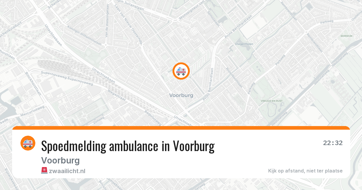 Spoedmelding ambulance in Voorburg — 20 jun 2026