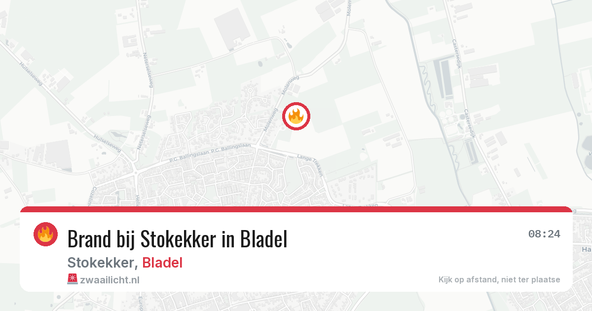 Brand bij Stokekker in Bladel — 28 mei 2026