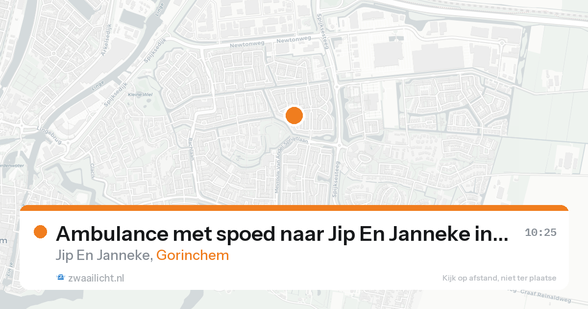 Ambulance met spoed naar Jip En Janneke in Gorinchem — 8 feb 2026