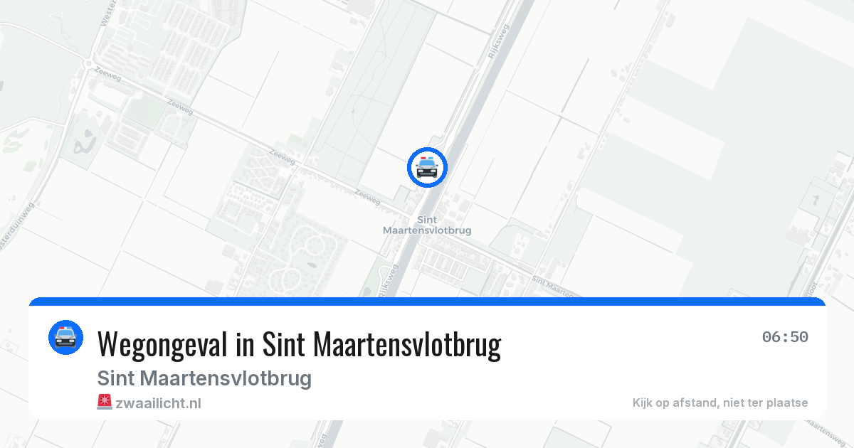 Wegongeval in Sint Maartensvlotbrug — 23 jun 2026