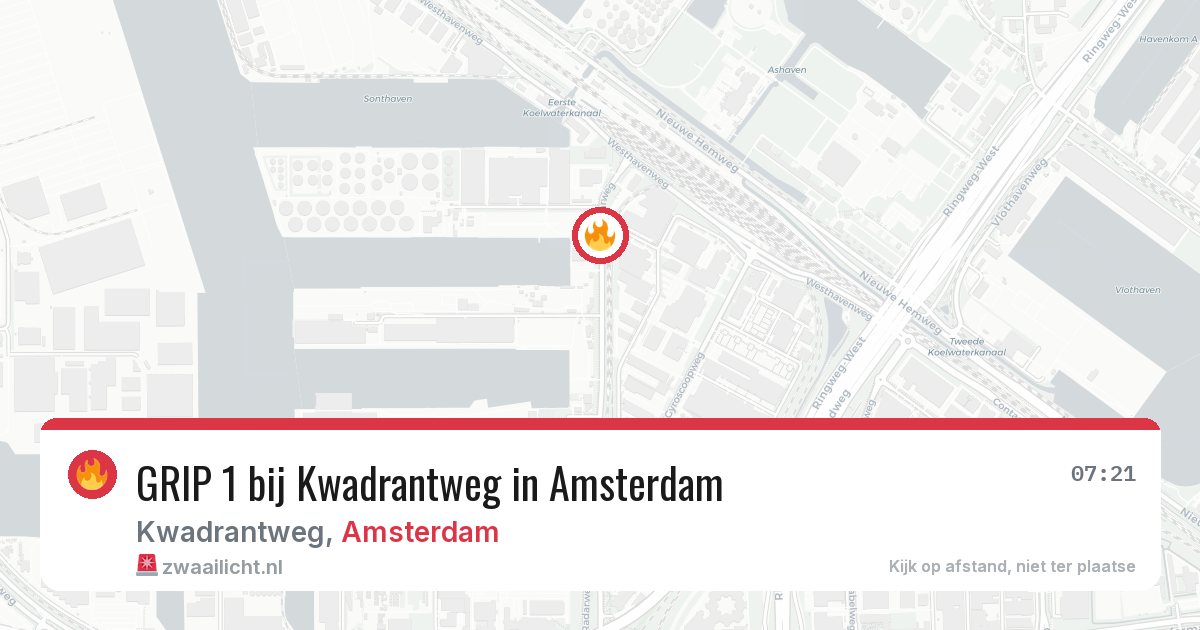 GRIP 1 bij Kwadrantweg in Amsterdam — 9 mei 2026