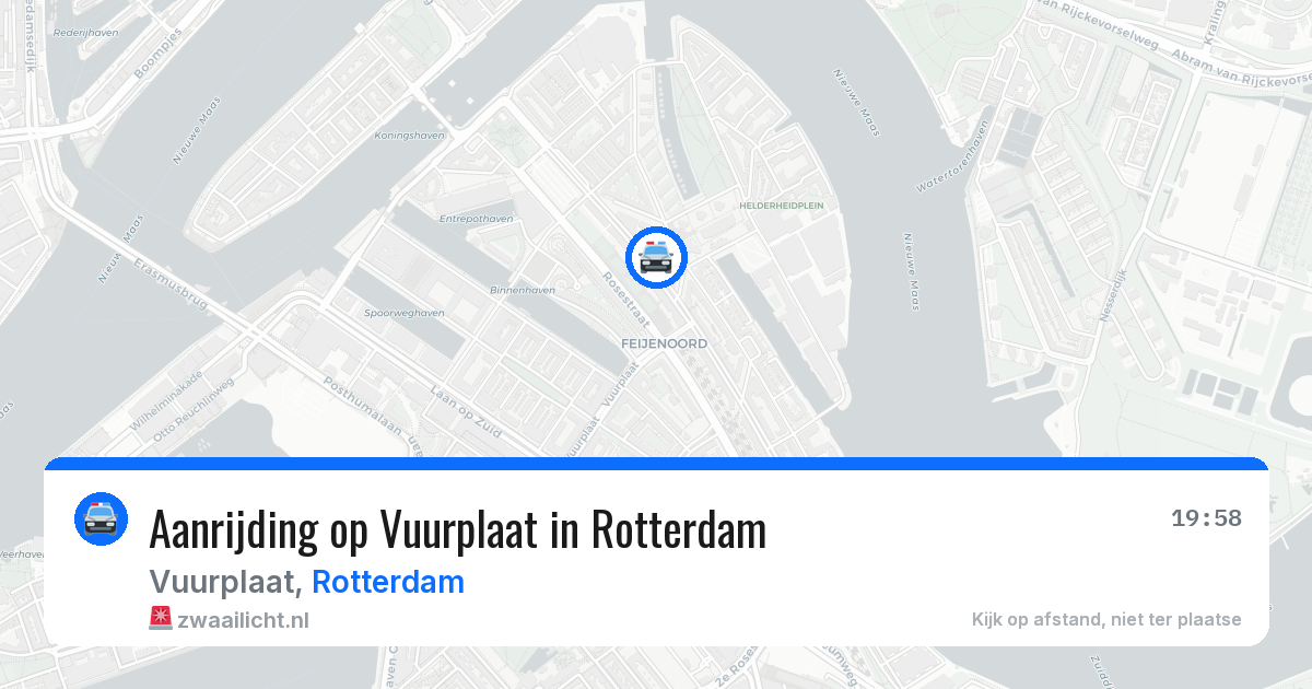Aanrijding op Vuurplaat in Rotterdam — 27 jun 2026