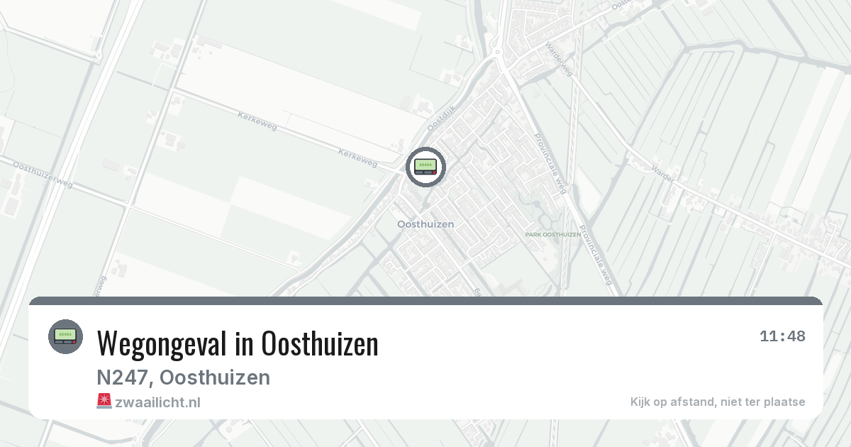 Wegongeval in Oosthuizen — 29 jan 2026