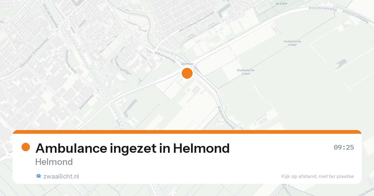 Ambulance ingezet in Helmond — 8 feb 2026