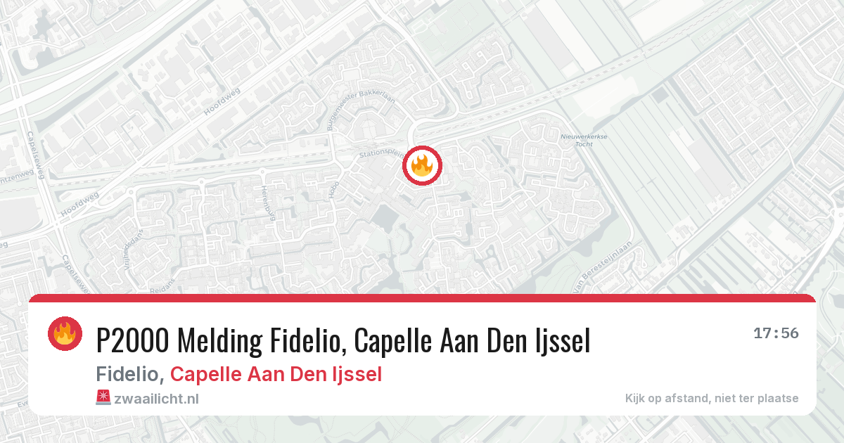 P2000 Melding Fidelio, Capelle Aan Den Ijssel — 27 jun 2026