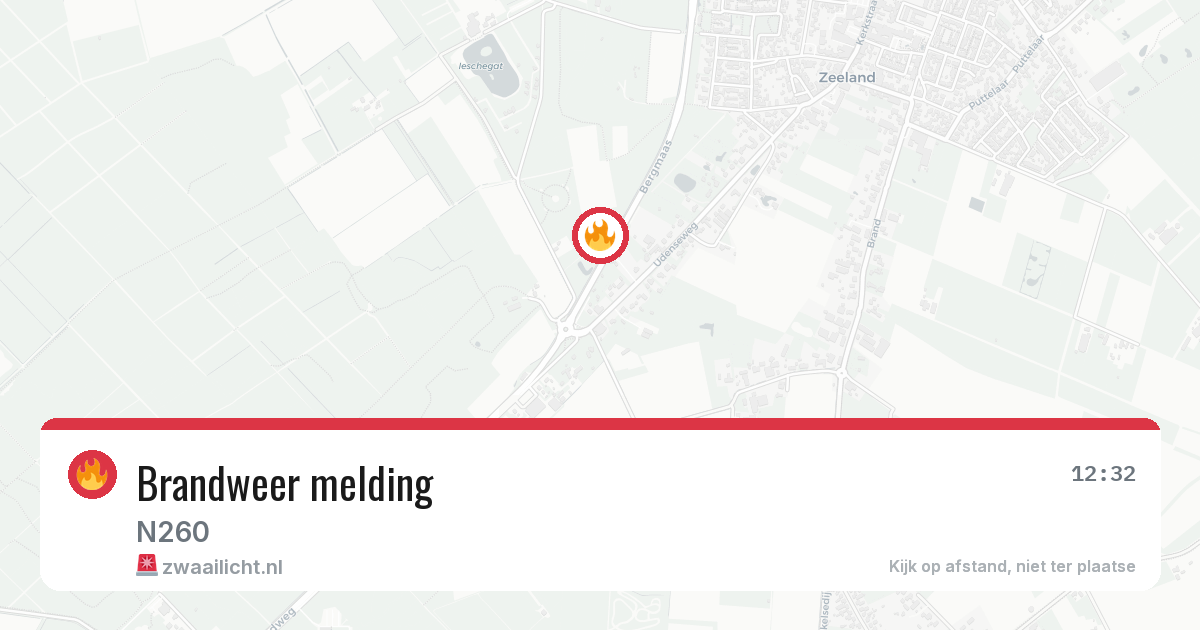 Brandweer melding — 4 apr 2026
