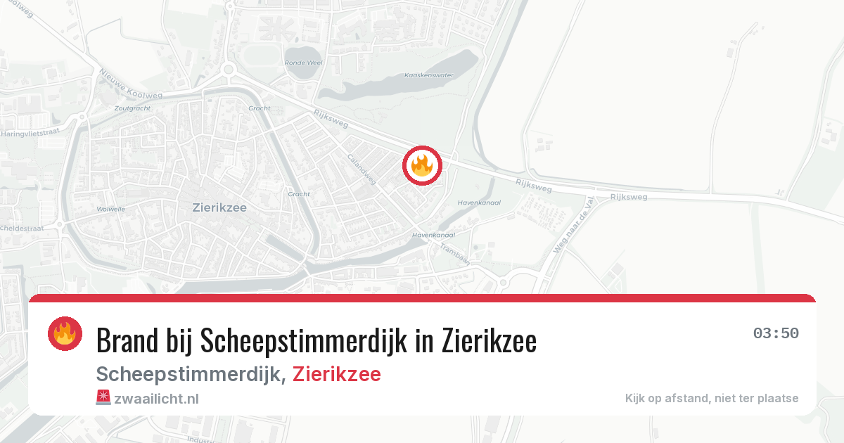Brand bij Scheepstimmerdijk in Zierikzee — 23 jun 2026