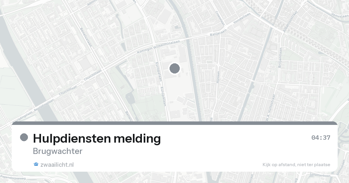 Hulpdiensten melding — 8 feb 2026