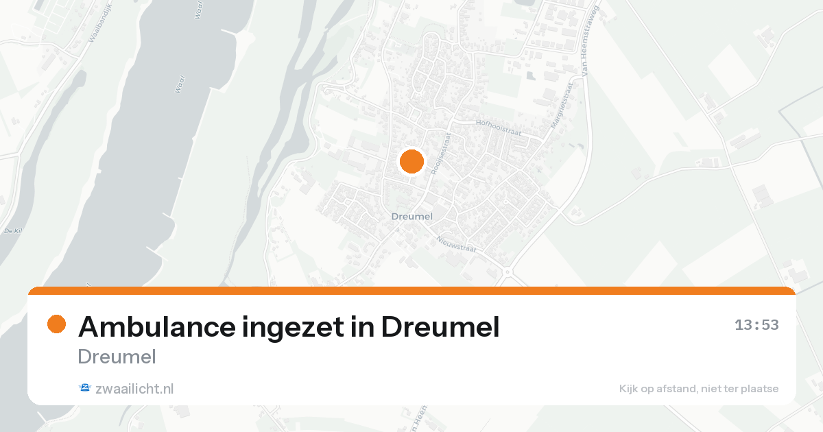 Ambulance ingezet in Dreumel — 30 jan 2026
