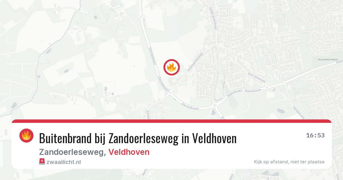 Buitenbrand bij Zandoerleseweg in Veldhoven — 30 apr 2026