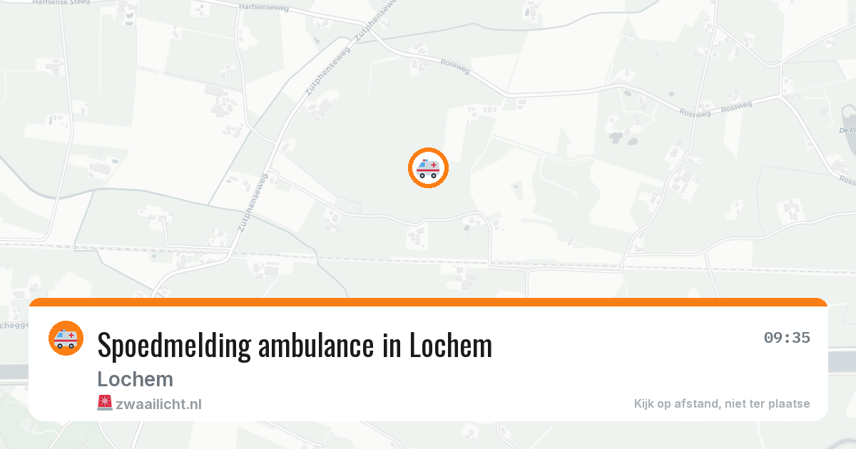 Spoedmelding ambulance in Lochem — 21 jul 2026