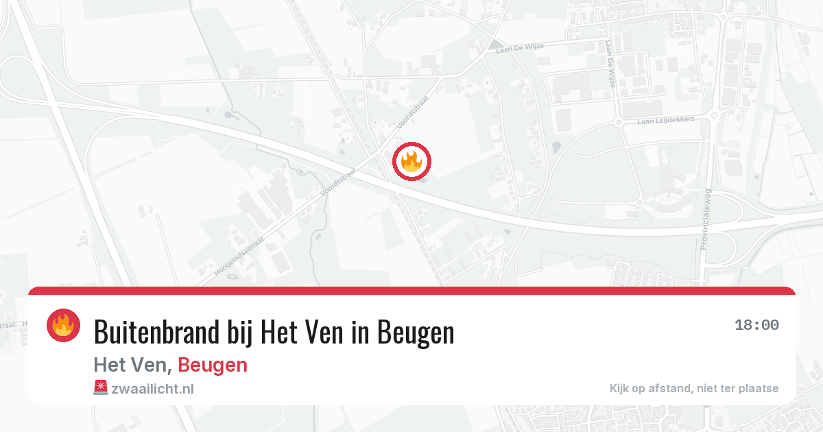 Buitenbrand bij Het Ven in Beugen — 3 jun 2026