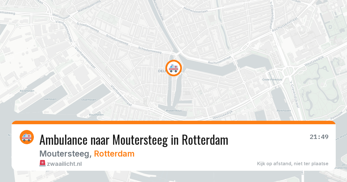 Ambulance naar Moutersteeg in Rotterdam — 12 jun 2026