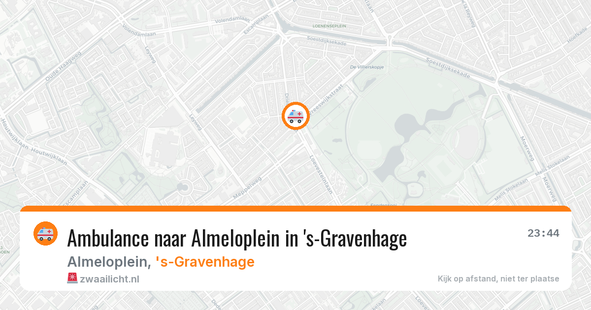 Ambulance naar Almeloplein in 's-Gravenhage — 1 apr 2026