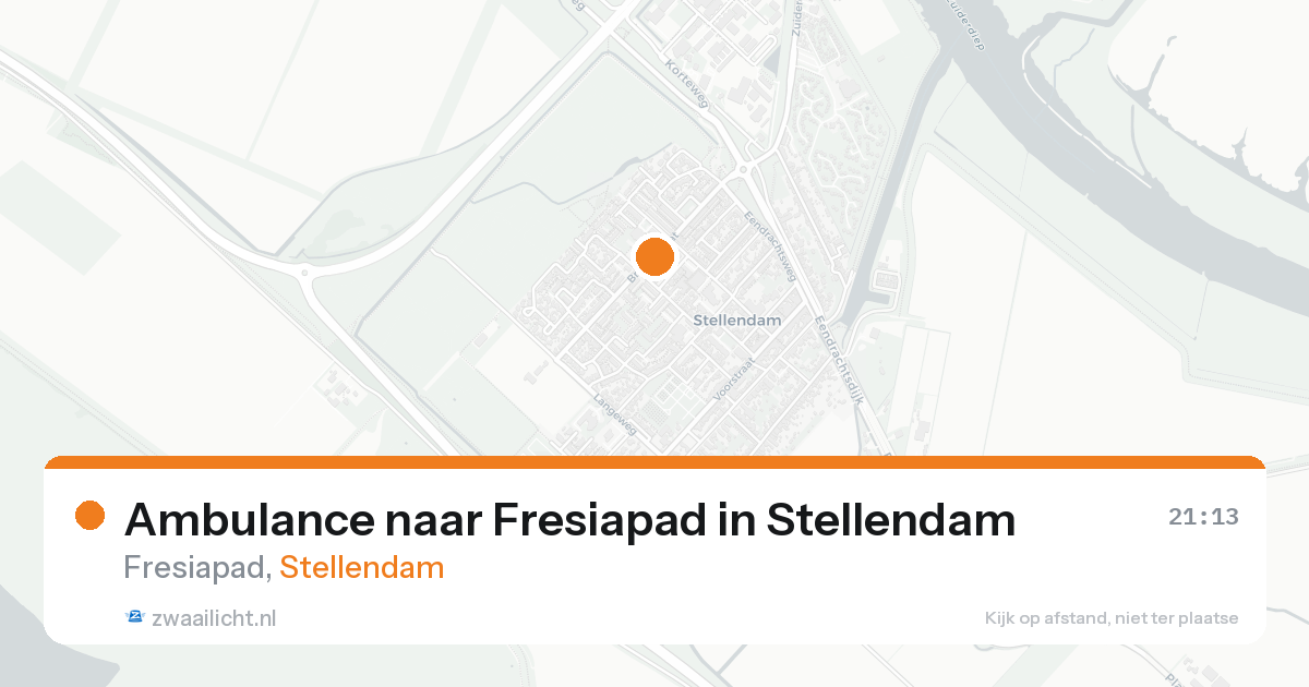 Ambulance naar Fresiapad in Stellendam — 19 aug 2026