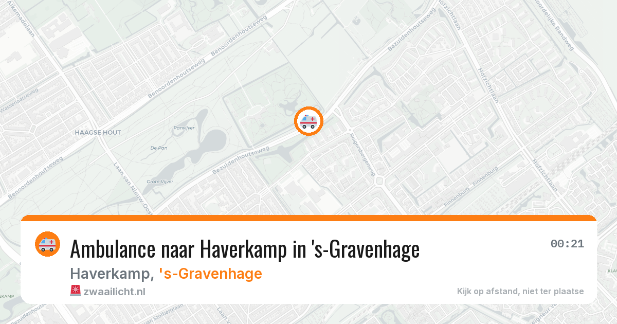 Ambulance naar Haverkamp in 's-Gravenhage — 26 apr 2026
