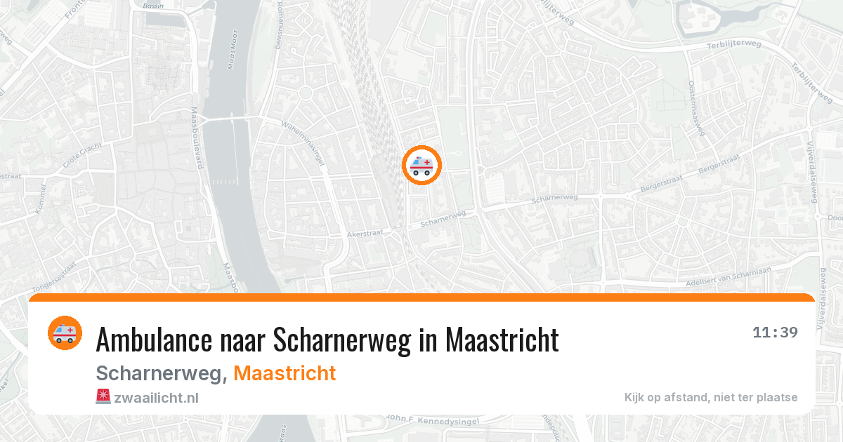 Ambulance naar Scharnerweg in Maastricht — 1 aug 2026