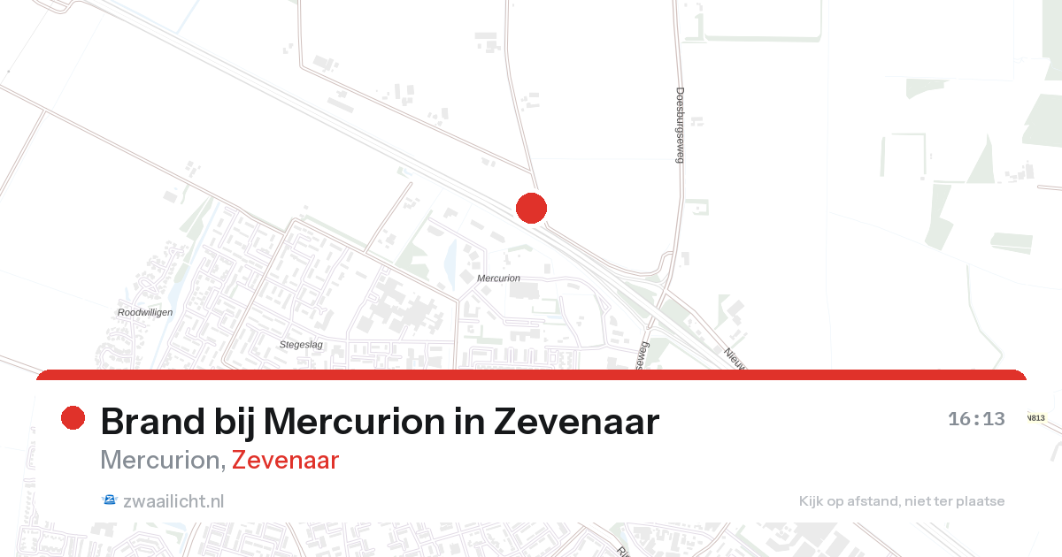 Brand bij Mercurion in Zevenaar — 26 aug 2026