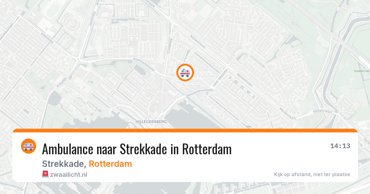 Ambulance naar Strekkade in Rotterdam — 29 jul 2026