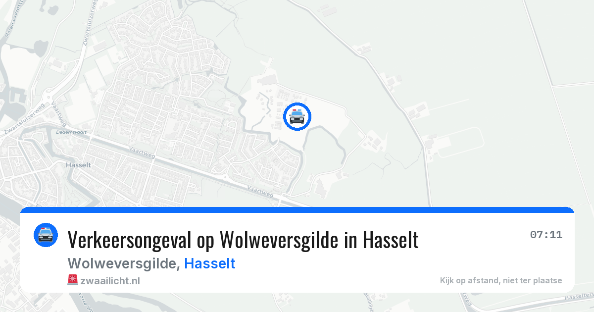 Verkeersongeval op Wolweversgilde in Hasselt — 23 apr 2026