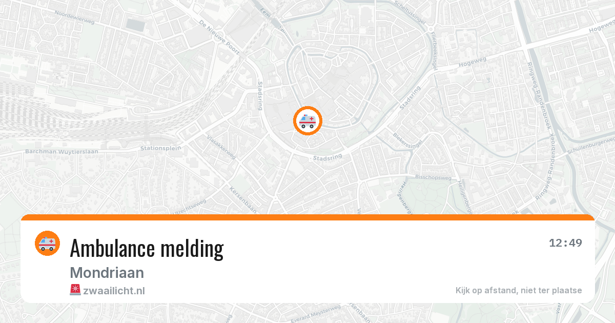 Ambulance melding — 19 mei 2026