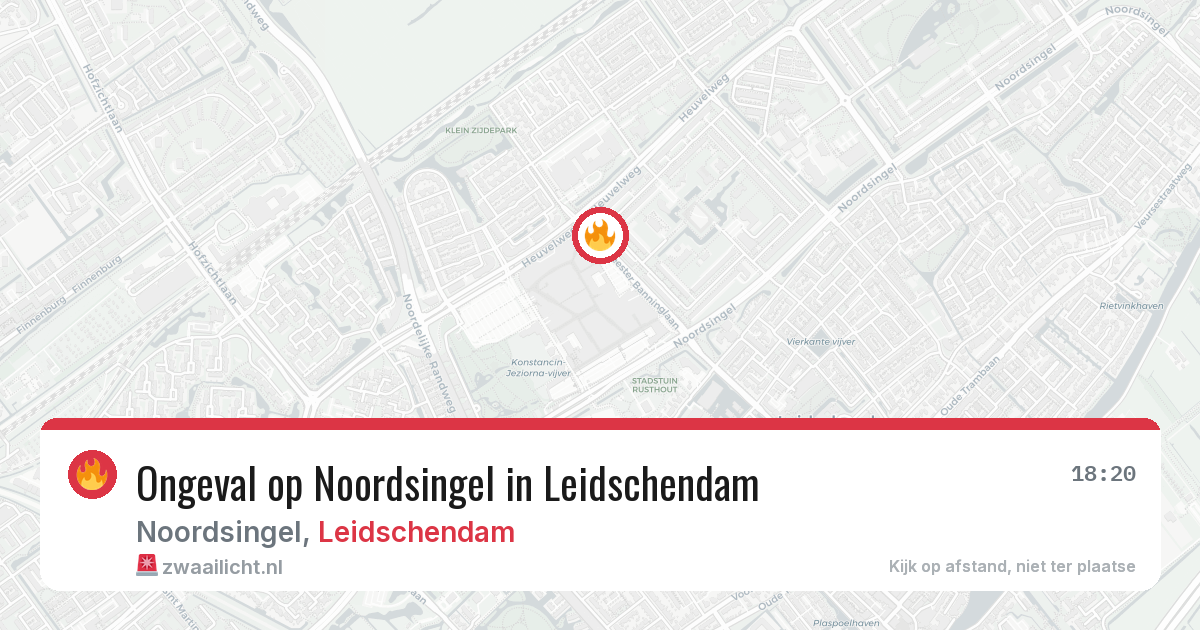 Ongeval op Noordsingel in Leidschendam — 31 jul 2026