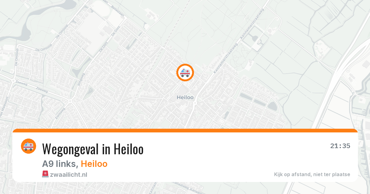 Wegongeval in Heiloo — 25 feb 2026