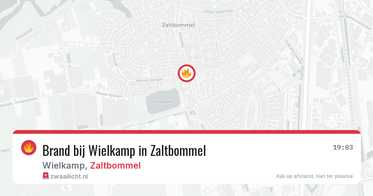 Brand bij Wielkamp in Zaltbommel — 19 jun 2026