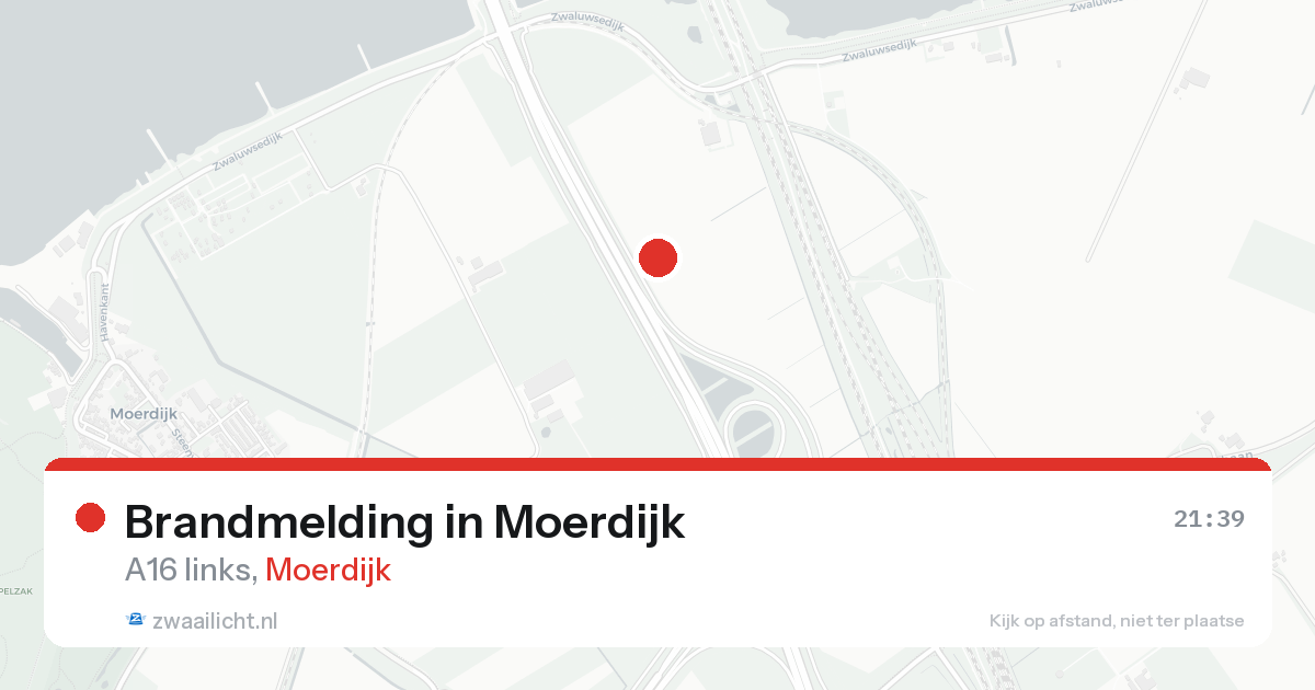 Brandmelding in Moerdijk — 23 aug 2026