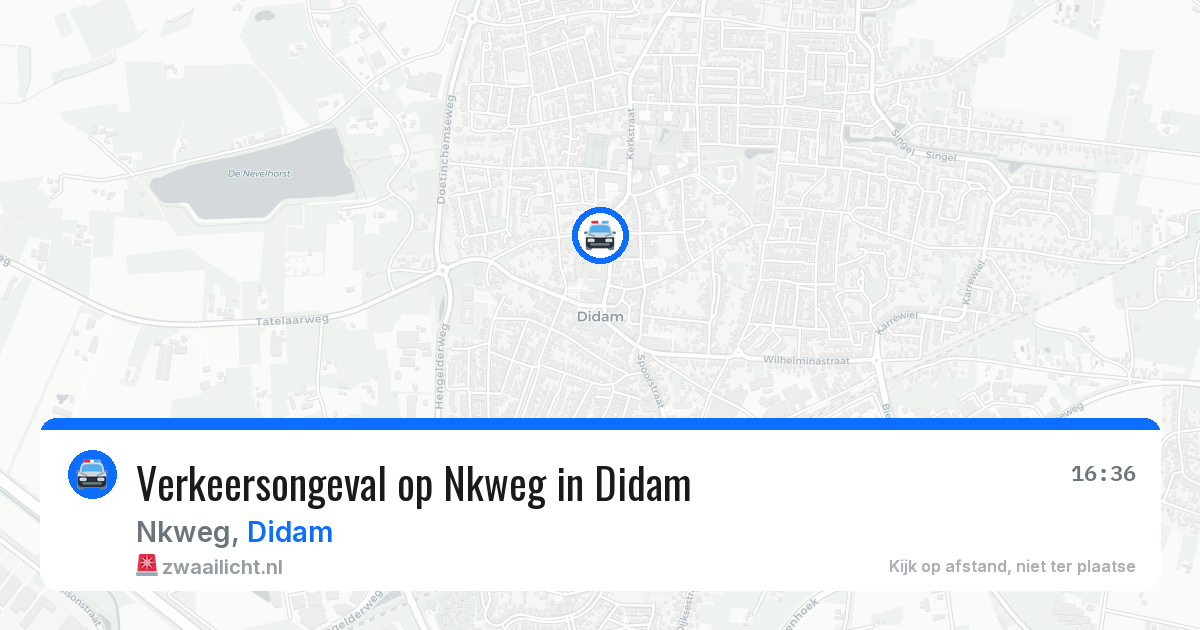Verkeersongeval op Nkweg in Didam — 25 jun 2026