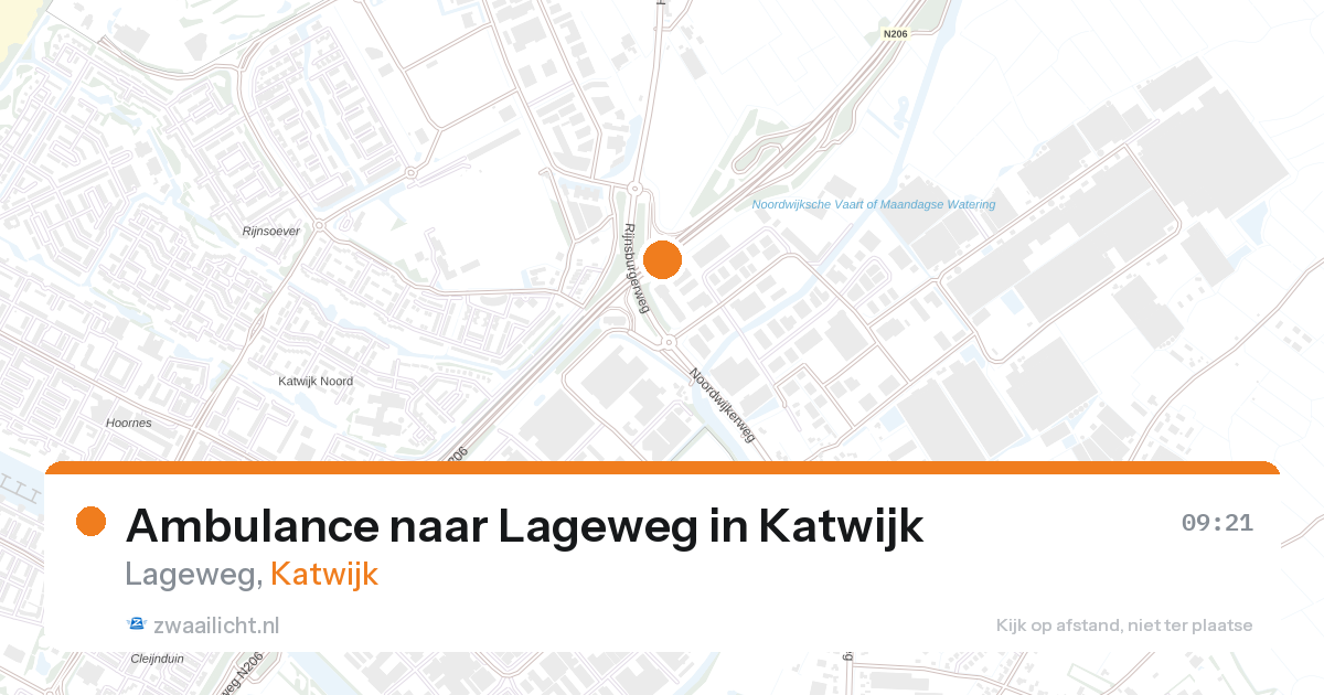 Ambulance naar Lageweg in Katwijk — 12 mei 2026
