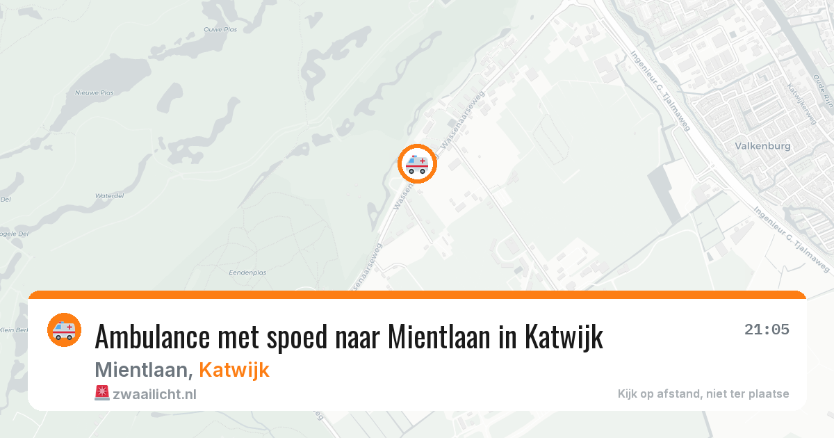Ambulance met spoed naar Mientlaan in Katwijk — 12 feb 2026
