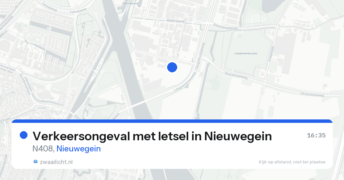 Verkeersongeval met letsel in Nieuwegein — 18 aug 2026