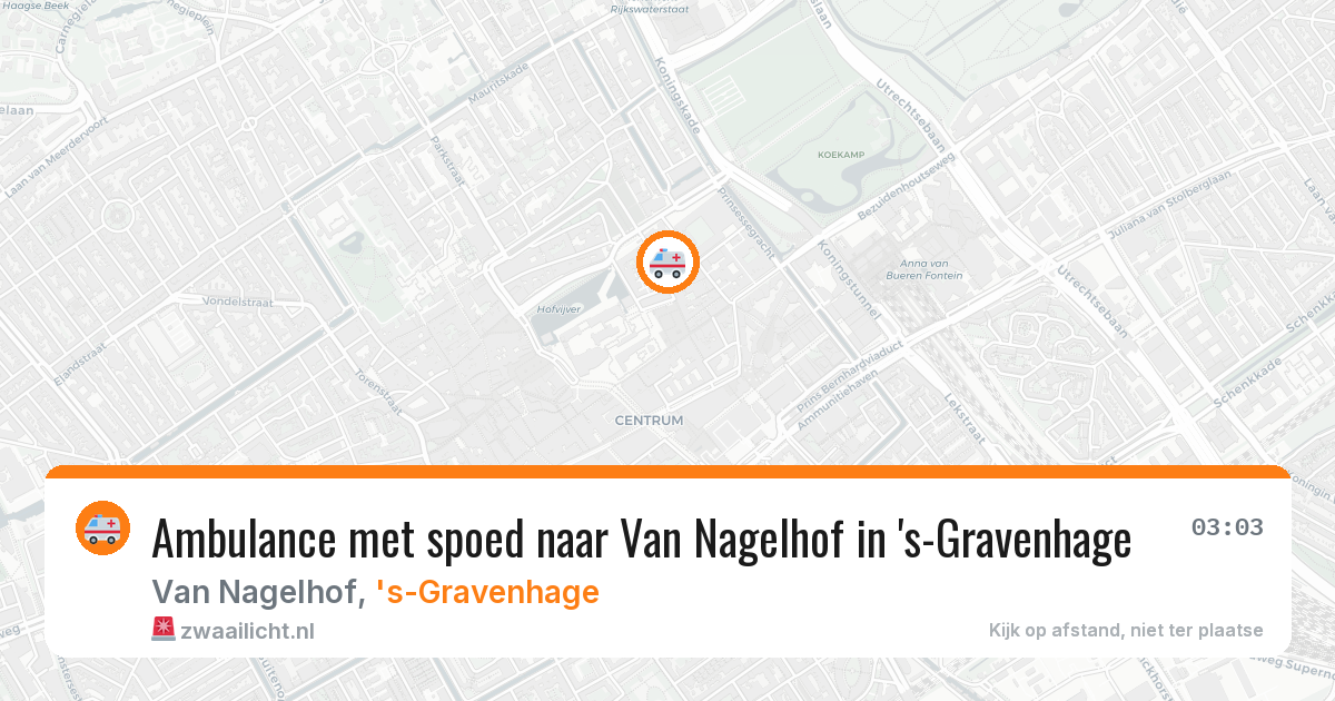 Ambulance met spoed naar Van Nagelhof in 's-Gravenhage — 7 feb 2026