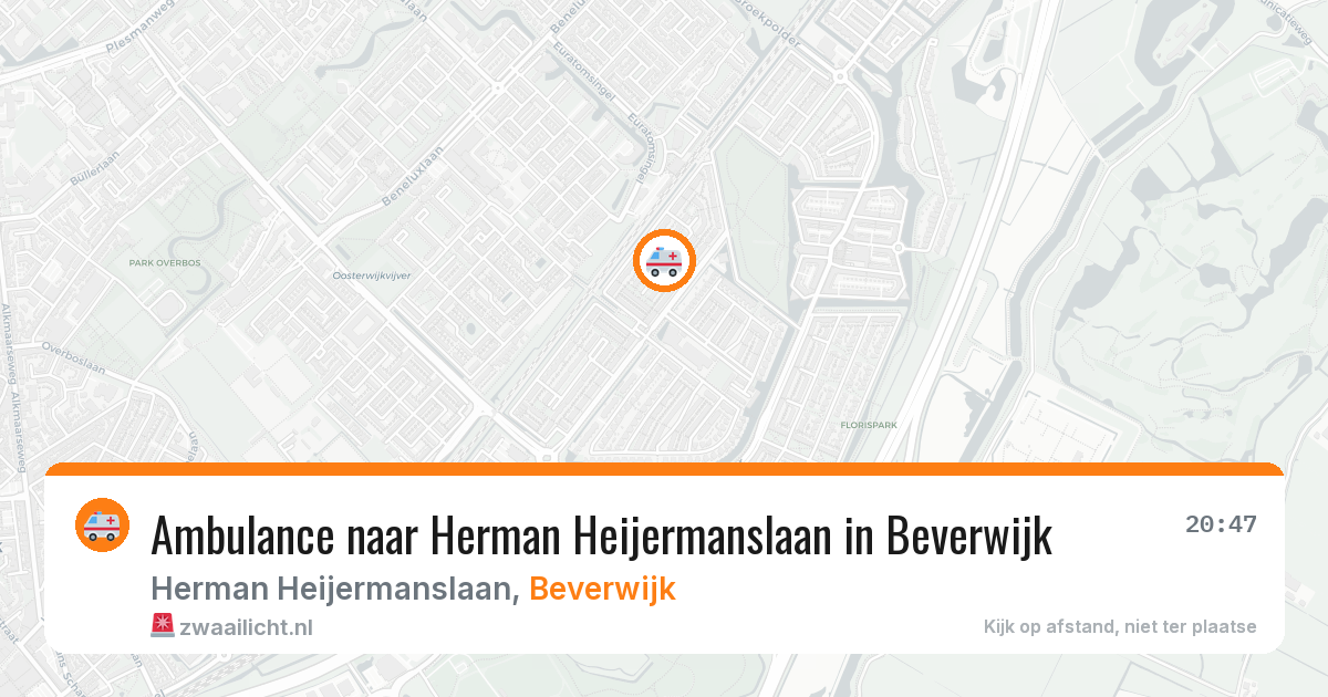 Ambulance naar Herman Heijermanslaan in Beverwijk — 28 jul 2026