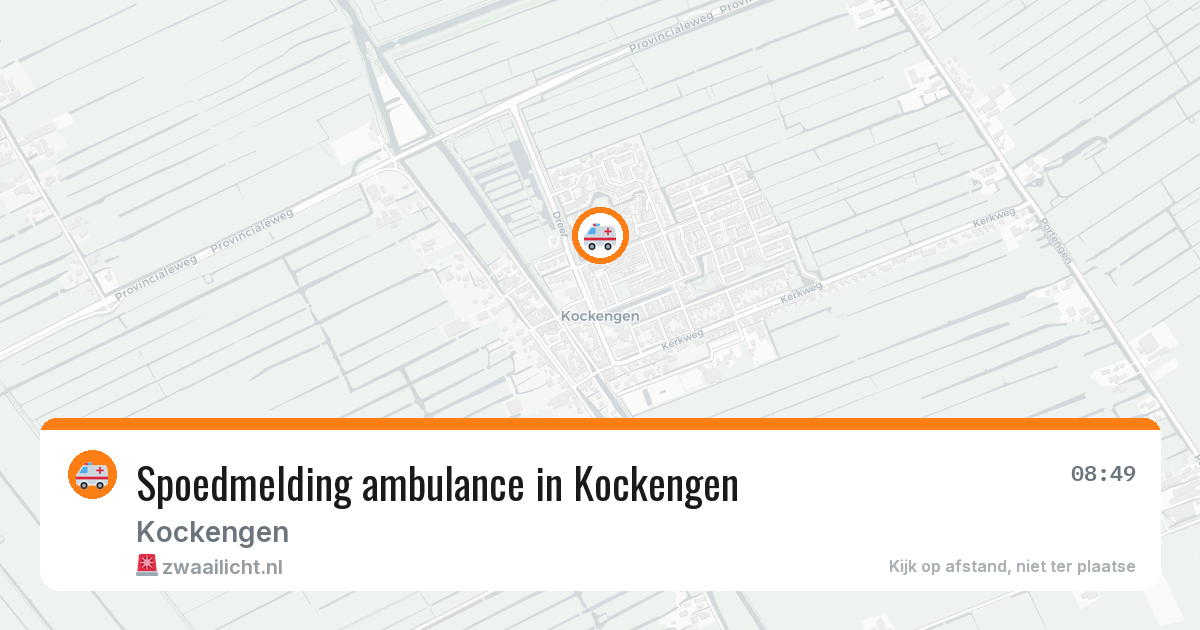 Spoedmelding ambulance in Kockengen — 11 jun 2026