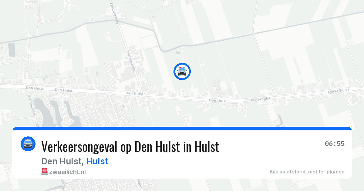 Verkeersongeval op Den Hulst in Hulst — 18 jun 2026