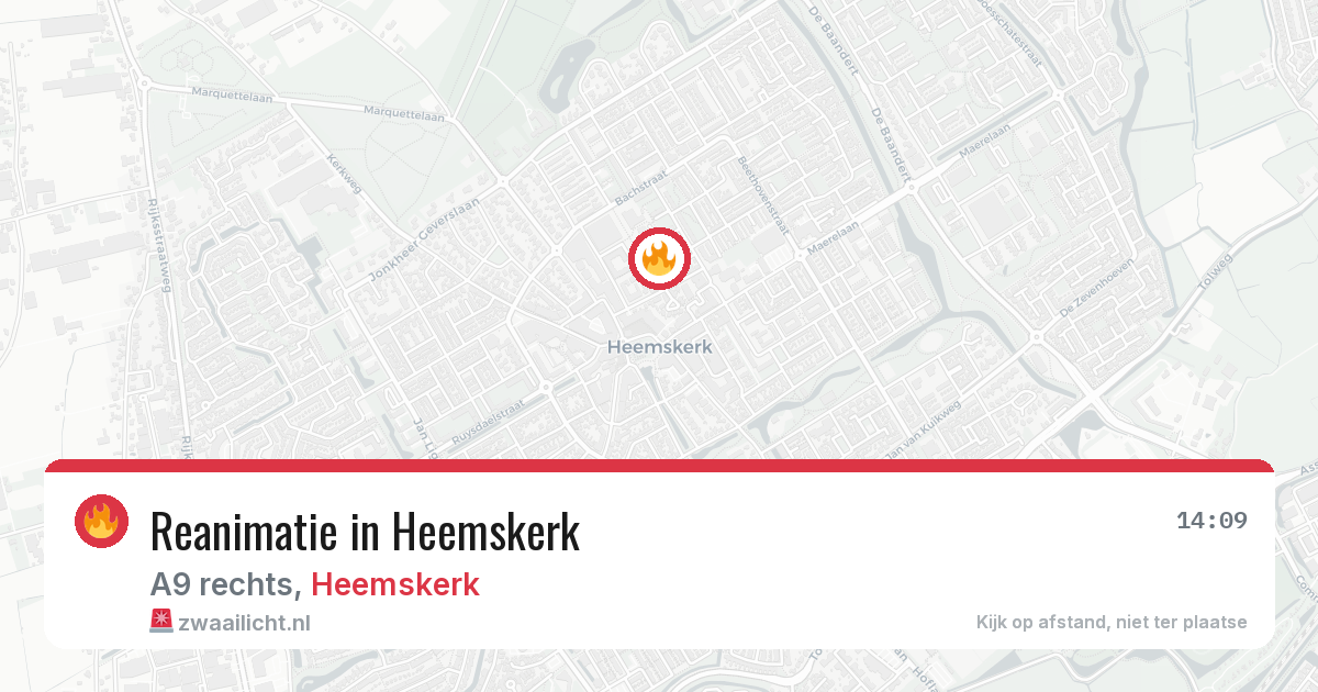 Reanimatie in Heemskerk — 9 jun 2026