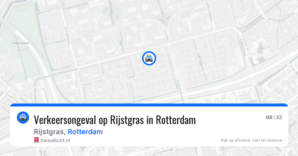 Verkeersongeval op Rijstgras in Rotterdam — 16 jun 2026