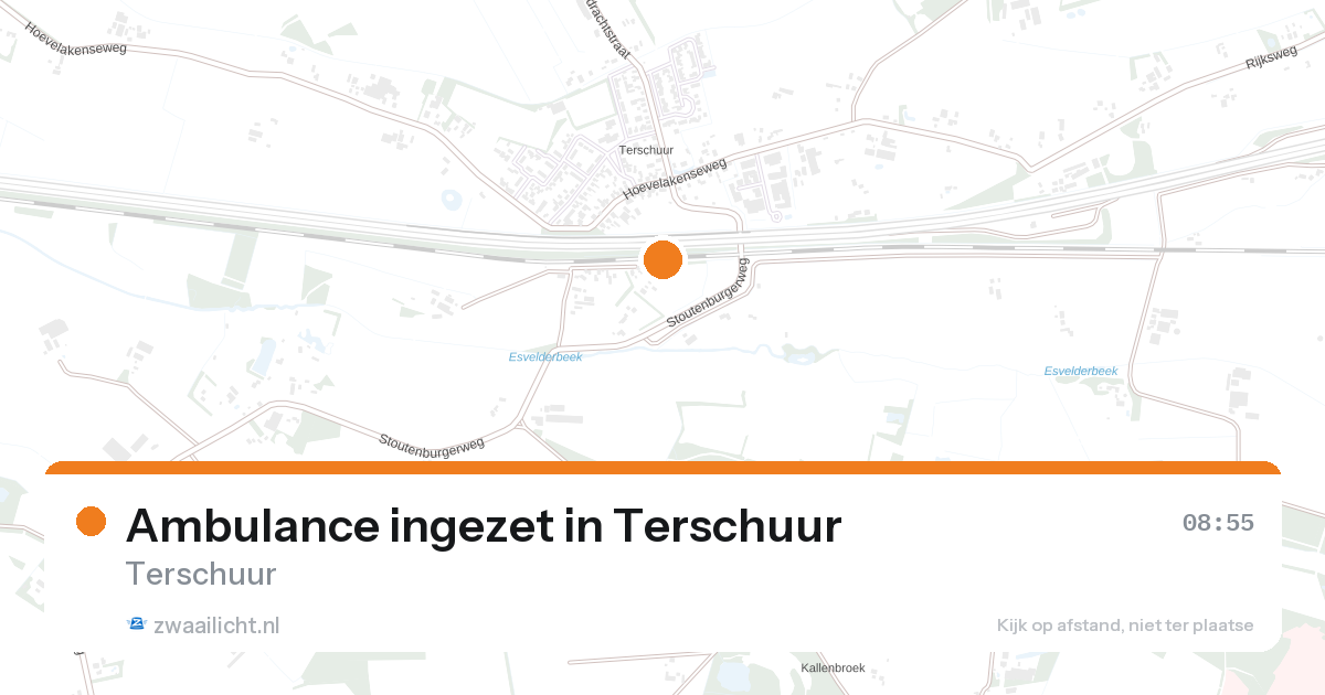 Ambulance ingezet in Terschuur — 26 aug 2026