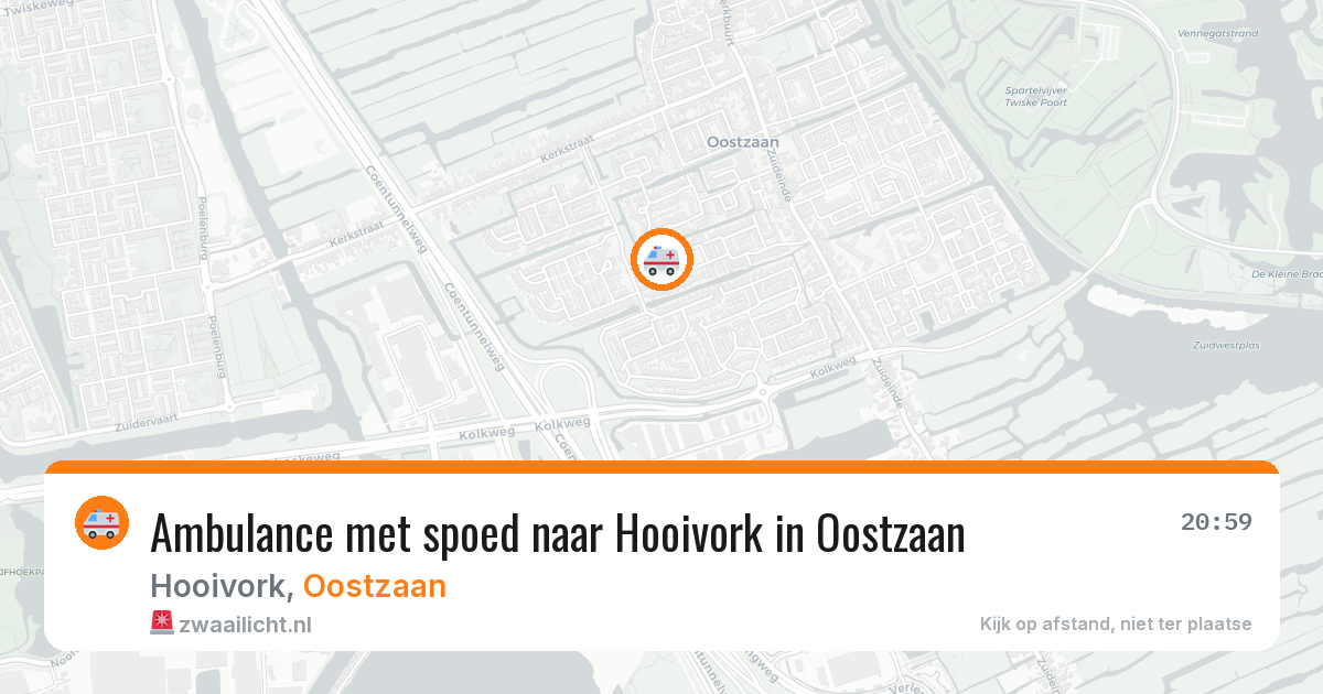 Ambulance met spoed naar Hooivork in Oostzaan — 11 feb 2026