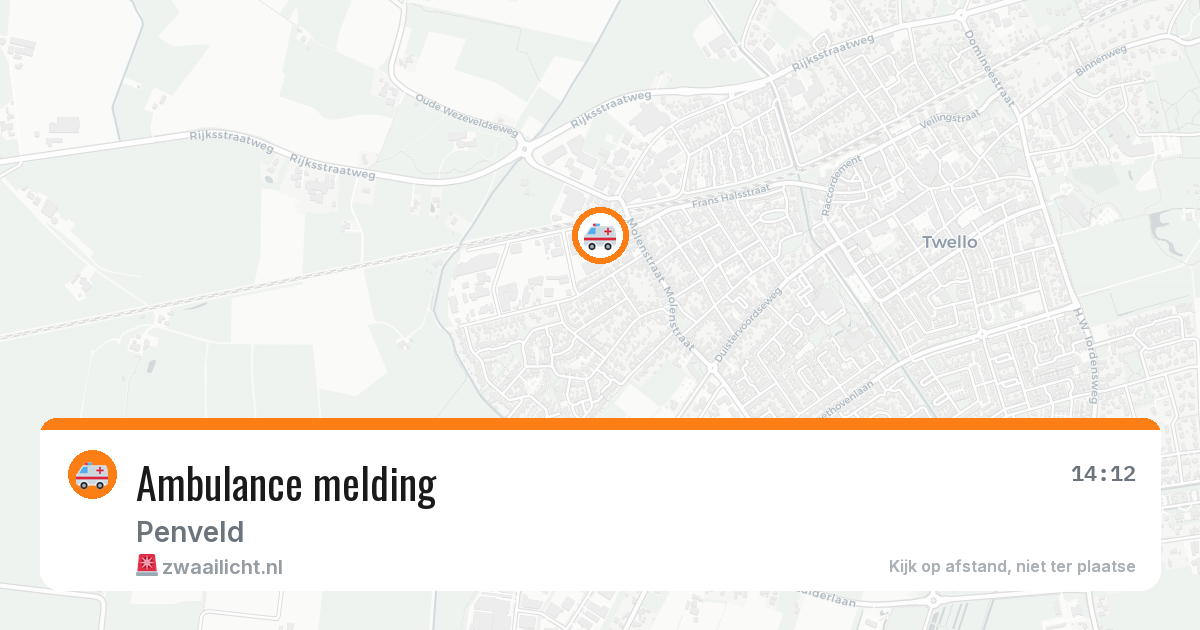 Ambulance melding — 25 jun 2026