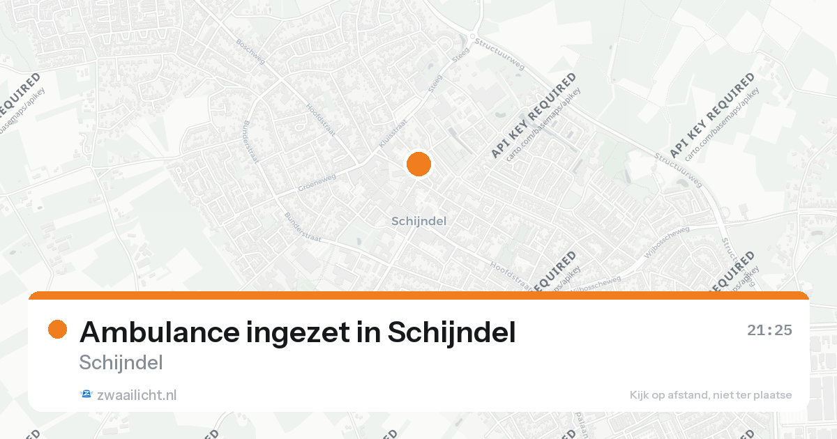 Ambulance ingezet in Schijndel — 31 jan 2026