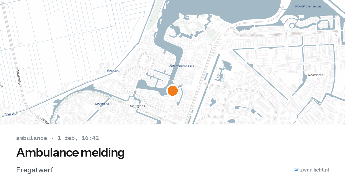 Ambulance melding — 1 feb 2026