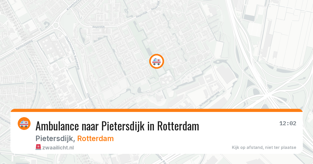 Ambulance naar Pietersdijk in Rotterdam — 29 jan 2026
