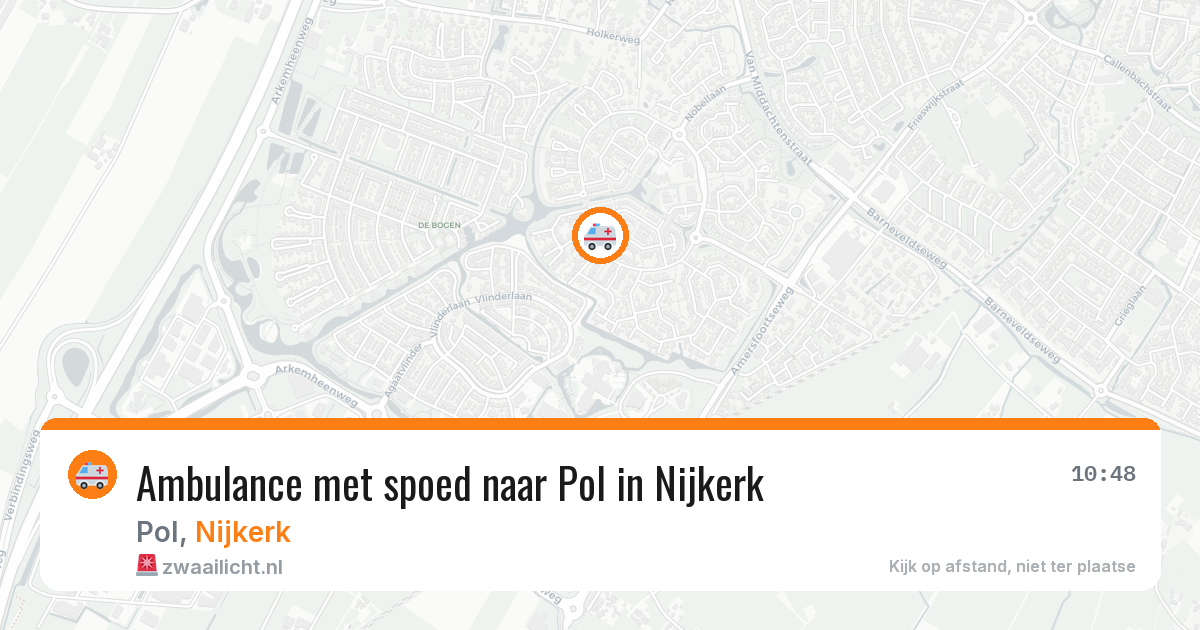 Ambulance met spoed naar Pol in Nijkerk — 3 apr 2026